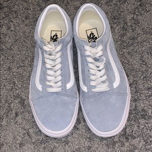 NEVER WORN SUEDE BLUE vans
